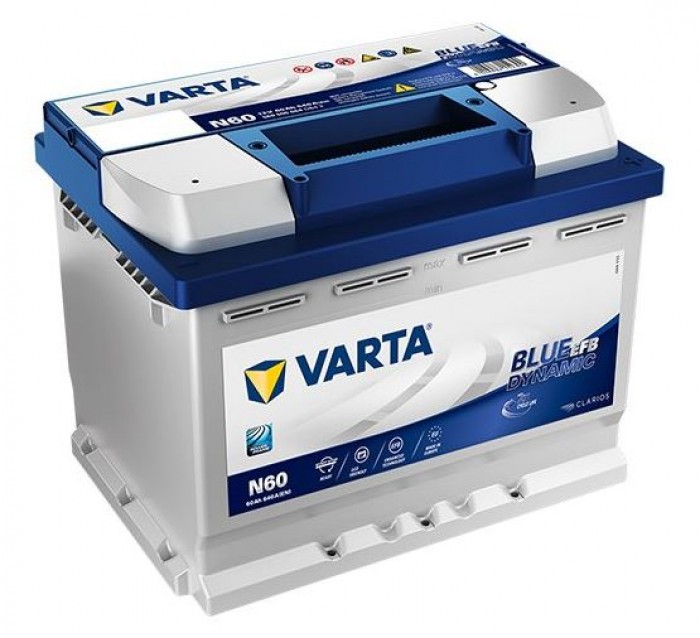 VARTA DYNAMIC EFB 60Ah, 640A, N60