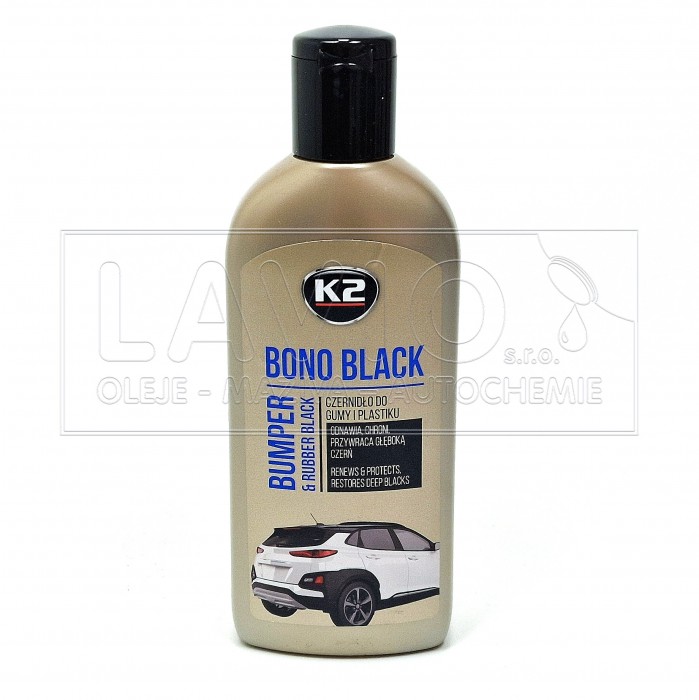 K2 BONO BLACK BUMPER&RUBBER 250ml